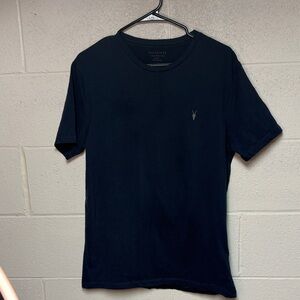 All Saints Men's Navy T-Shirt sz L